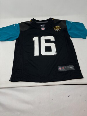 Trevor Lawrence #16 Jacksonville Jaguars Nike Black Jersey Kids