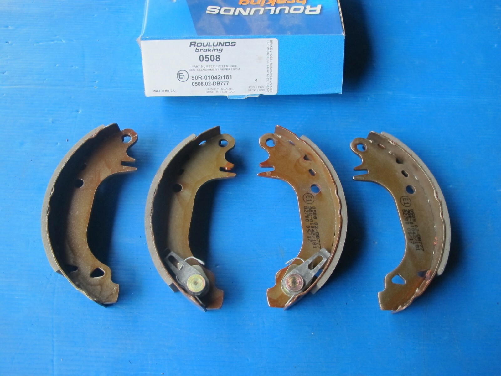 Mâchoires de frein arrière Roulunds haute friction pour Peugeot 106