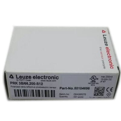 1PC Leuze Sensor PRK 3B/66,200-S12 50104696 NEW
