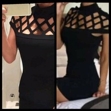 Black Dress With Cut-Outs