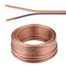 Speaker Wire Transparent Audio Cable 12/2 14/2 16/2 Car Home Stereo 250FT Lot