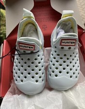 HUNTER Original Slip on Mint Green outdoor kids boots booties shoes Girls Boys