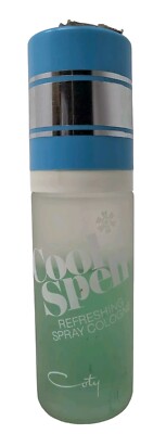 Coty New York COOL SPELL Köln Spray 50g selten HTF Requisite Badezimmer 