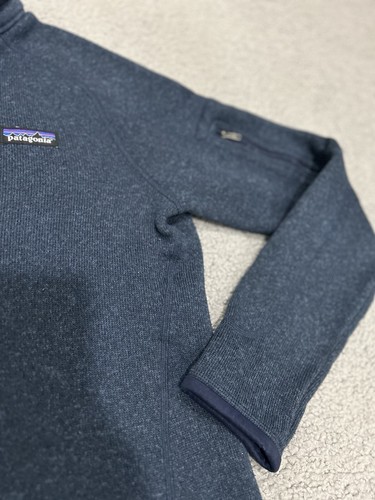 Patagonia Womens Medium Blue Better Sweater 1/4 Zip Fleece Pullover - Picture 2 of 12