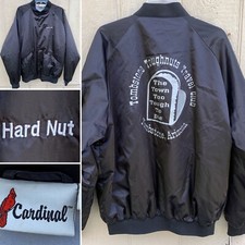 Tombstone Toughnuts Travel Club Tombstone Arizona Satin Jacket Bomber Hard Nut