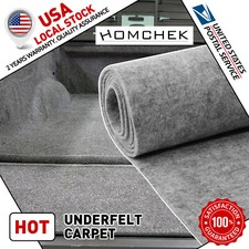 2M x 1M Mid Grey Thick Subwoofer Speaker Felt Fabric Carpet Craft Auto Liner