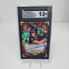 2022 Bowman's Best Jackson Holliday Prospective AUTO 10/25 #PR-JH SGC 9.5