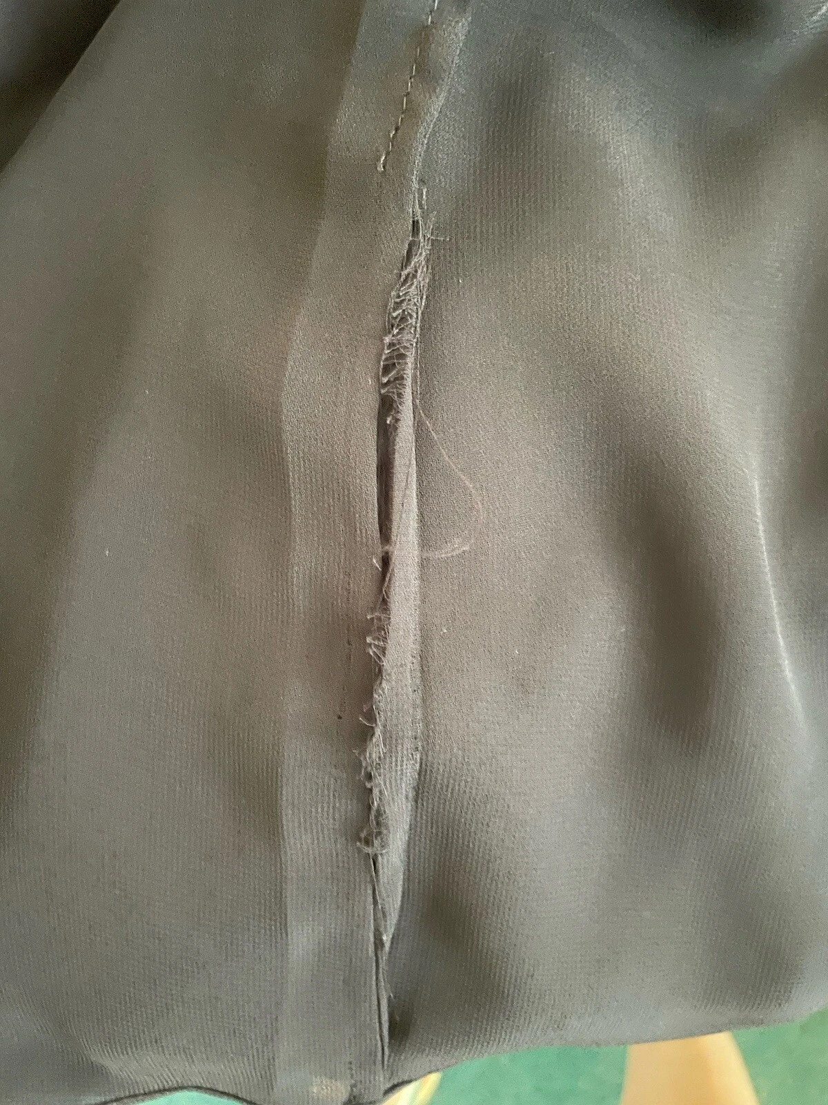 Abito a tubino blu Tory Burch taglia 6 stampa serpente foderato in seta plissettato *difetto