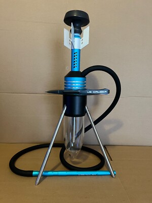 NEW Caliber Hookah Shisha Glass Water Pipe 20.5'' Tall Sturdy BLUE - XB21 Bomb