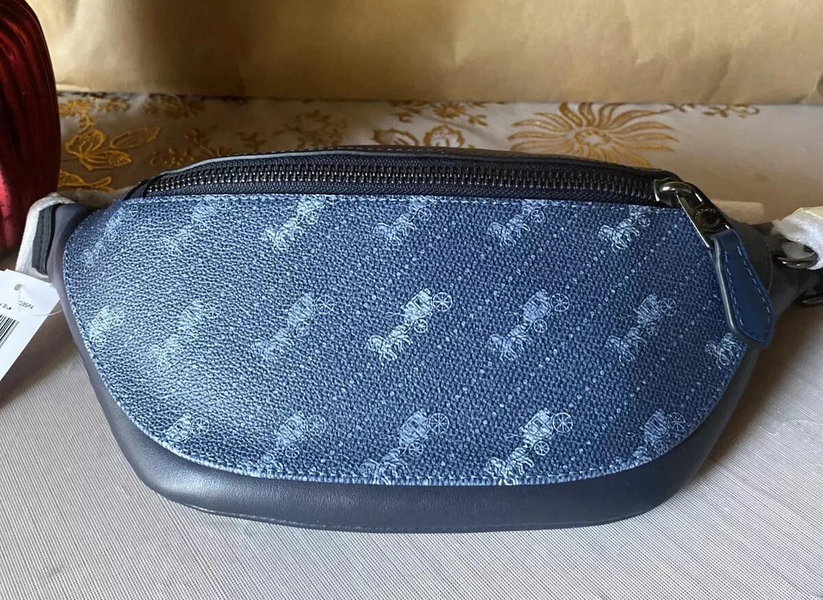 Warren mini belt bag with horse and carriage print clearance