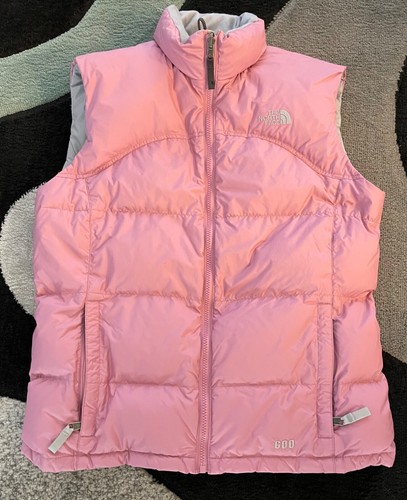 North Face 600 Pink Down Vest, Women's 
