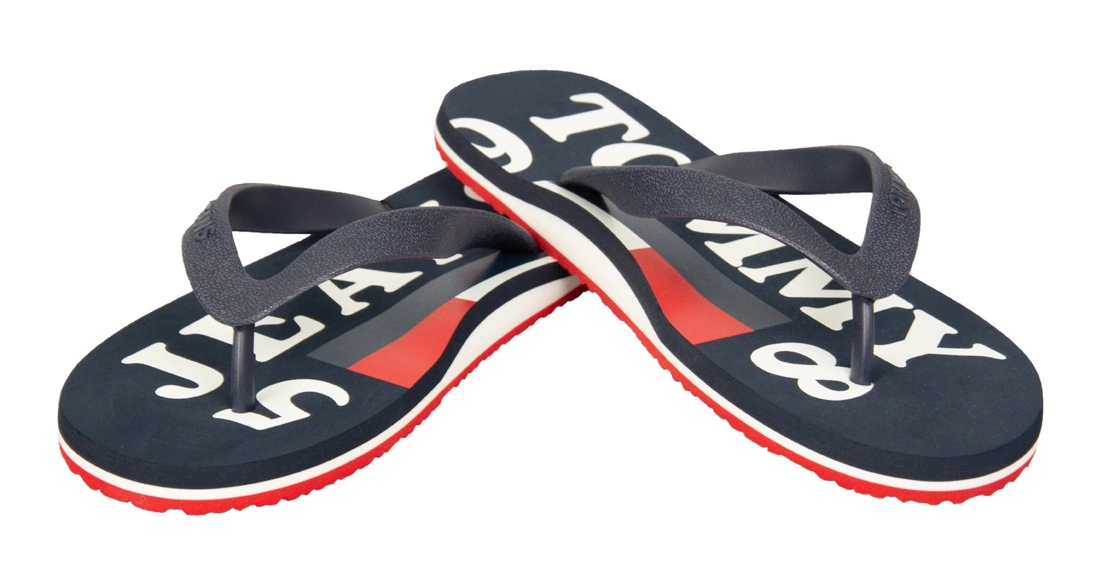 Flip flops TOMMY JEANS sea slipper swimming pool flip flop beachwear rubber lace