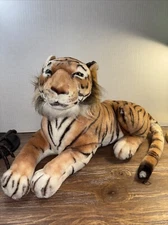 Vintage C Goffa Intl Bengal Tiger Realistic Liony 1101 3533-st 18” Body 11” Tail