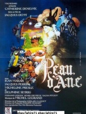 PEAU D'ANE Jacques Demy  Jean Marais Catherine Deneuve affiche cinema µ