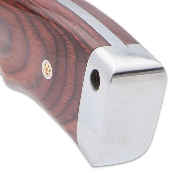 Cuchillo de hoja fija Machete Bowie 18" Gil Hibben madera madera caza supervivencia Foto 2 de 4