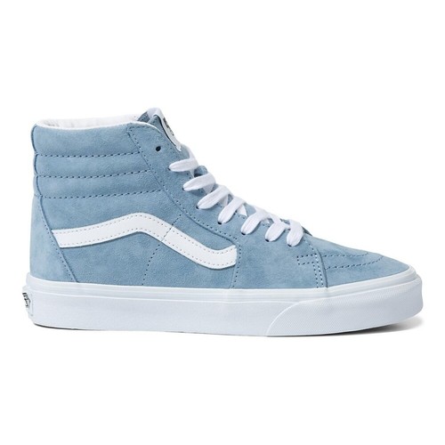 New Vans Sk8-Hi Pig Suede Ashley Blue Sneakers High-Top Shoes 2022 | eBay