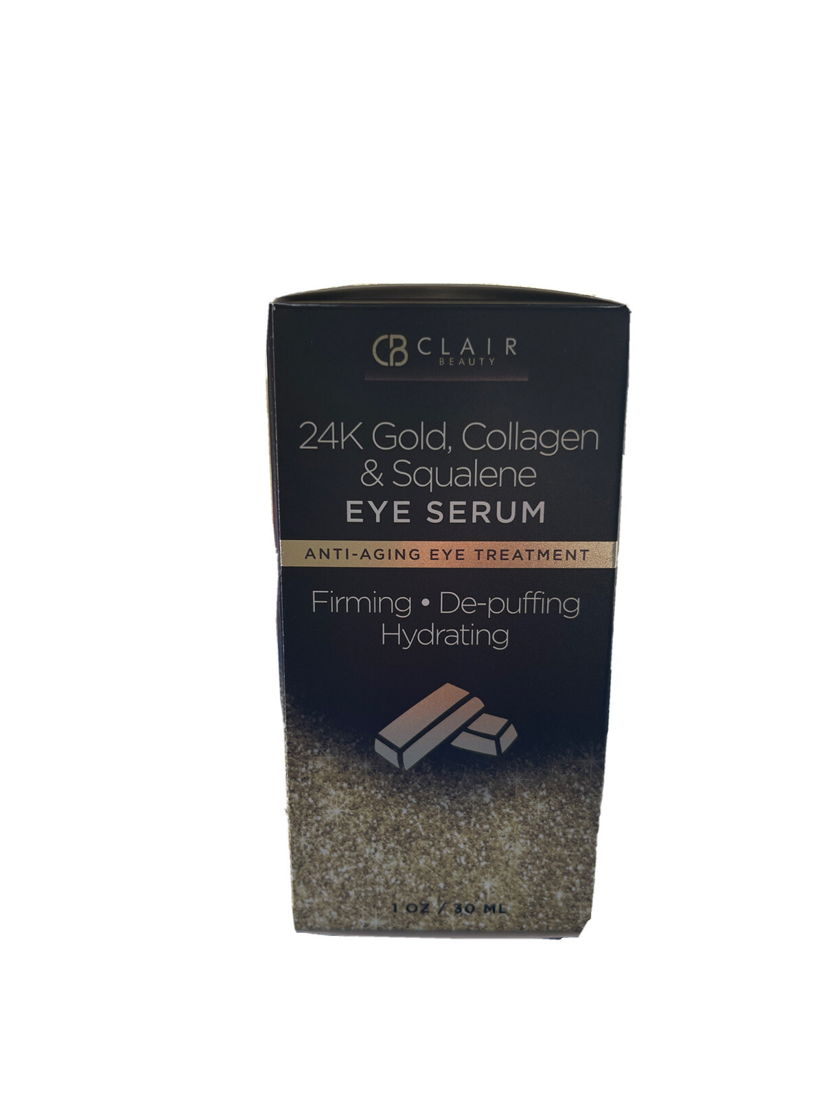 Clair Beauty 24K Gold Collagen & Squalene Eye Serum Firming Anti