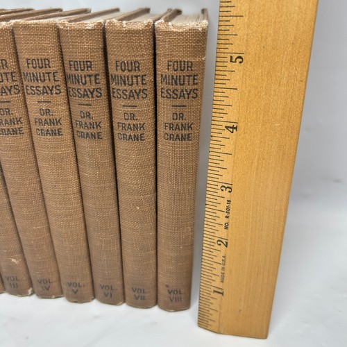 Four Minute Essays Dr Frank Crane 1919 Volumes 1-8 - Picture 2 of 15