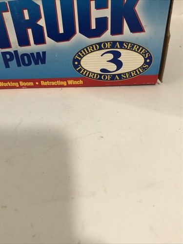 NIB Sunoco 1996 Collector's Edition Tow Truck with Snow Plow Gasoline VTG - Picture 6 of 10