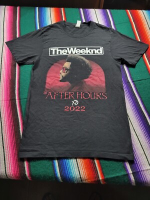 The Weeknd With Dojo Cat Tour T-Shirt 2022 Size Small