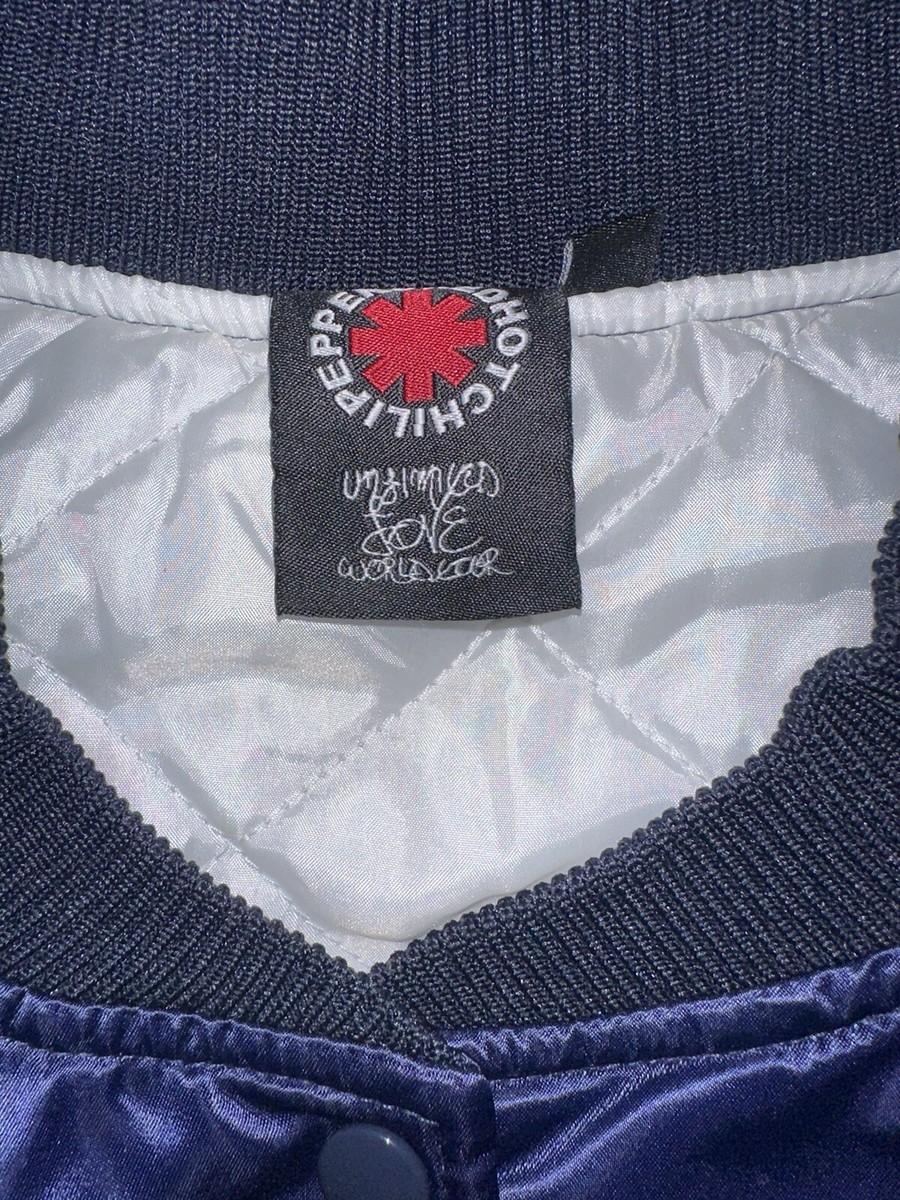 Red Hot Chili Peppers Official 3XL Satin Bomber Jacket w/Patches