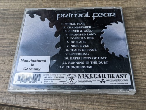 PRIMAL FEAR drop down menu...u choose...cd...early nuclear blast label metal - Picture 6 of 7
