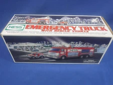 Hess 2005 Toy Emergency Truck With Rescue Vehicle Complete NIB Vintage