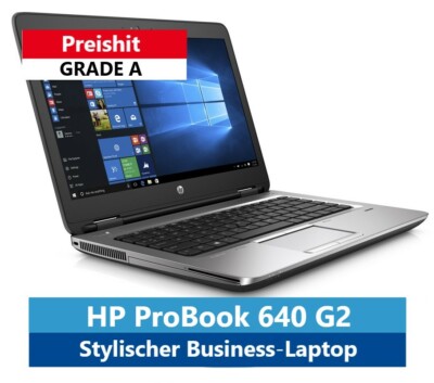 HP Probook 640 G2 Intel i3-6100U 2.3 Ghz 8GB/256GB SSD Windows  11  Pro