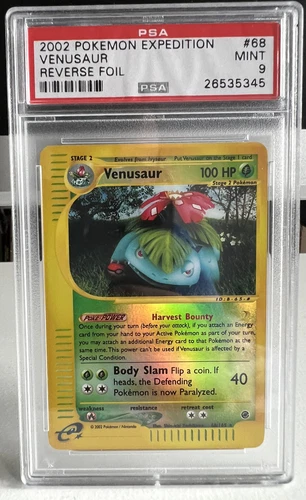 Venusaur Expedition Base Set Reverse Holo 68/165 PSA 9 Mint Pokemon 2002