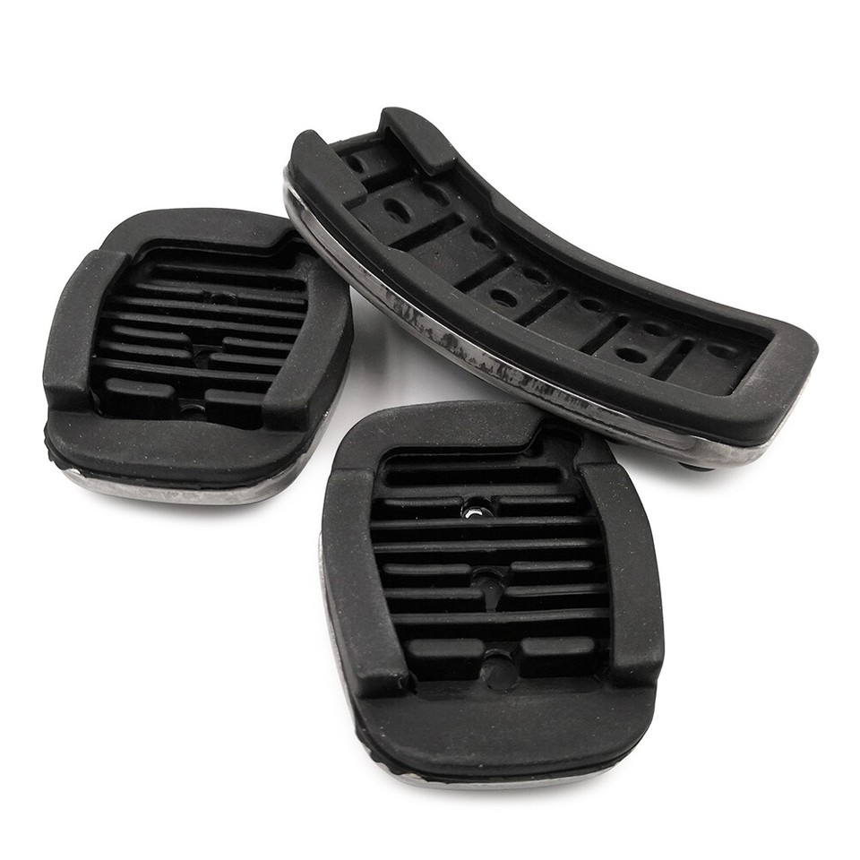 3X Car Clutch Brake Gas Pedals Cover Stainless Steel Fit Volvo S40 V40