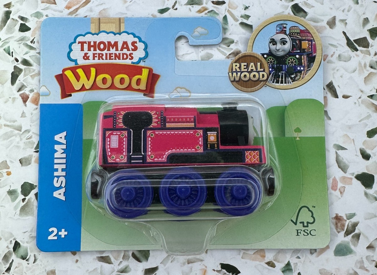 New Thomas Friends Wooden Ashima Train Engine Railway GGG33