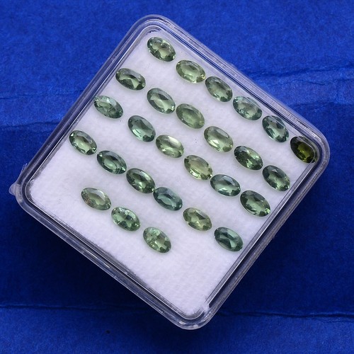 27 Pcs Natural Apatite 4mmx3mm Oval Faceted Cut Untreated Dazzling Gemstones Lot - Picture 8 of 10