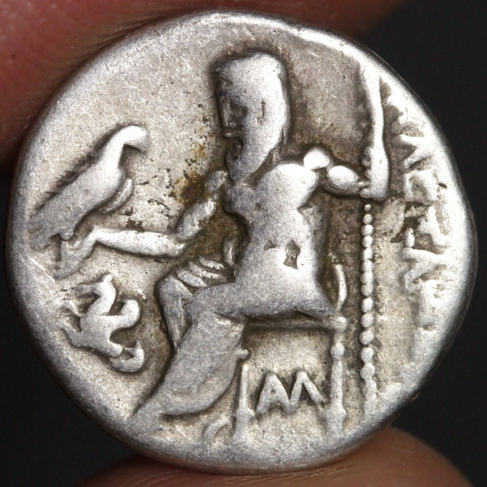 Ancient Greek Alexander the Great Coin Silver Drachm 310BC