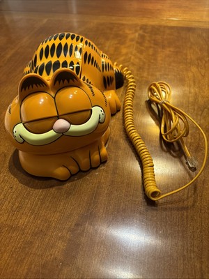 Vintage Garfield Telephone Tyco Phone Landline 1980s Preowned