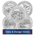 Burnished 5 oz Silver ATB Random Date in Capsule