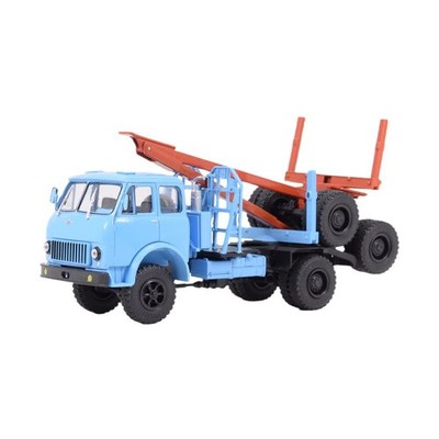 Modimio 1/43 Scale Finished Soviet Minsk Maz-509 Timber Transport Truck Model, L