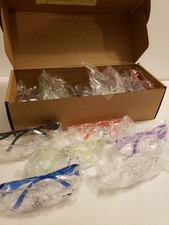 Safety Glasses Set - 20 Pairs, Assorted Colors – Impact & Scratch Resistant