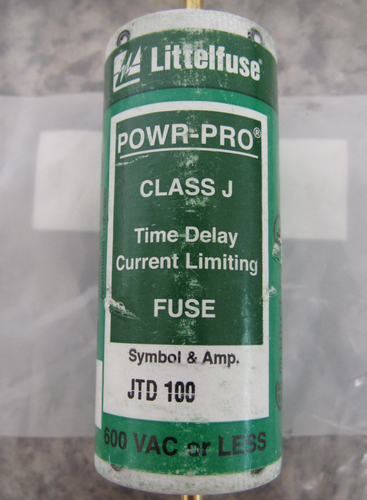 New Littelfuse JTD100 / JTD 100 100A 600V CLASS J Time Delay Fuse Free Shipping - Picture 2 of 3