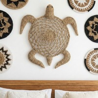 Wanddekoration SchildkröTe Aus Seegras Wandbild Wohnen Wohnfreuden