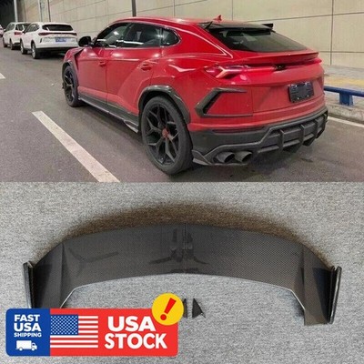 Carbon Fiber Rear Trunk Upper Roof Spoiler Wing For Lamborghini Urus Top Style