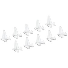 Acrylic Stand Displays Base Easel Transparent 1.34 Inch for Coins Pack of 24