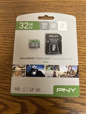 PNY Elite Class 10 U1 microSDHC Flash Memory Card 32GB w/ Photo Recovery