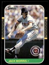 1987 Donruss Jack Morris Detroit Tigers #173