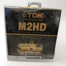 TDK Mini Floppy Disk M2HD double Sided High Density 10 Disk In Sealed Box