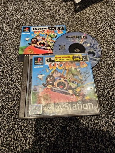 Theme Park World Sony Ps1 Game Black Label