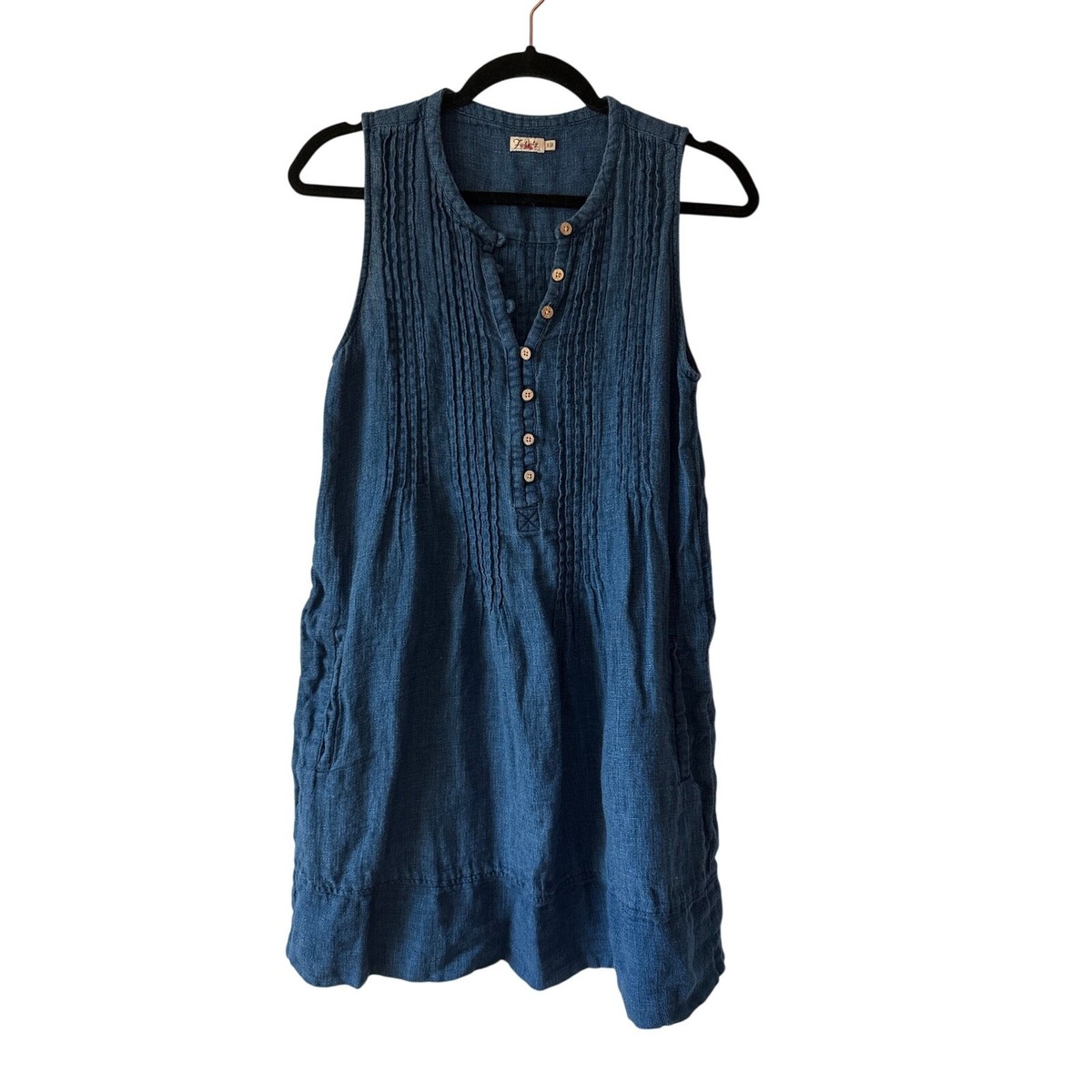 Faherty Isha Linen Dress, S View 2