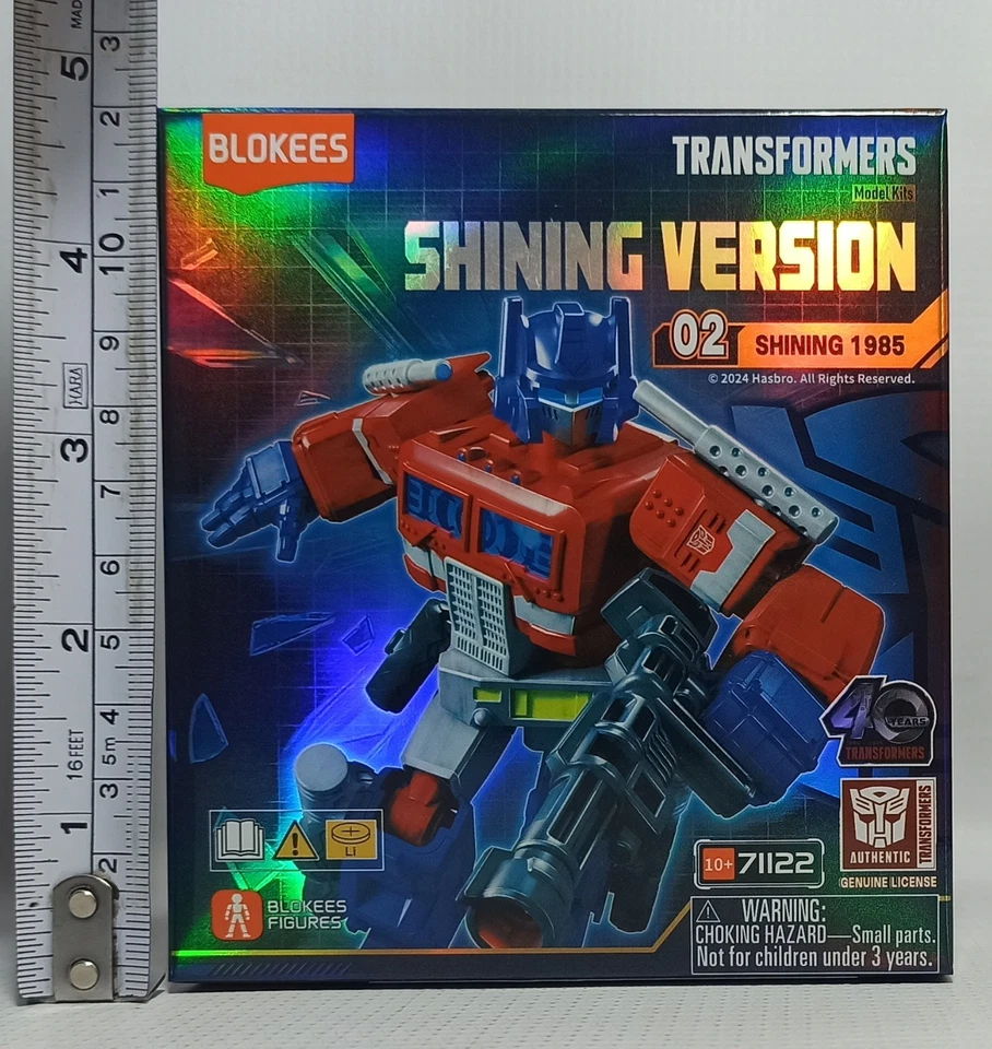 HASBRO 2024 BLOKEES TRANSFORMERS SHINING VERSION 02 - 1 x BLIND BOX MODEL KIT - Image 2 of 4