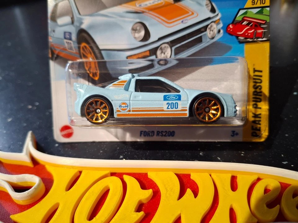 Hot Wheels ~ Ford RS200, GULF, Short Card.  Lots More NEW Ford Models Listed!! - Image 4 of 4