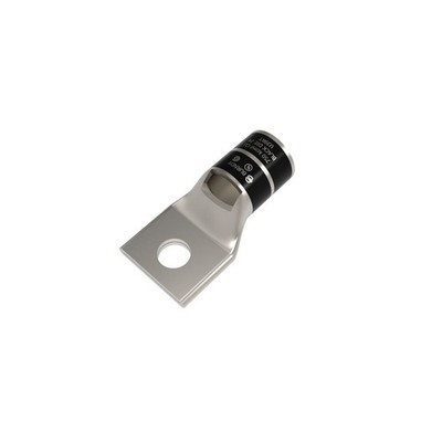 Burndy YA39L6 1-Hole 750 MCM Standard Barrel Copper Compression Lug Black