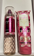 2 pc Bath  Body Works GINGHAM GORGEOUS Fine Fragrance Mist and Body Cream NEW